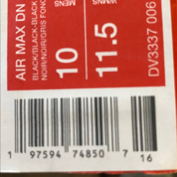 Nike Black Air Max DN Men's Sneakers - Picture 7 of 7